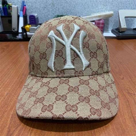 cappello new era x gucci|Gucci X baseball collaboration.